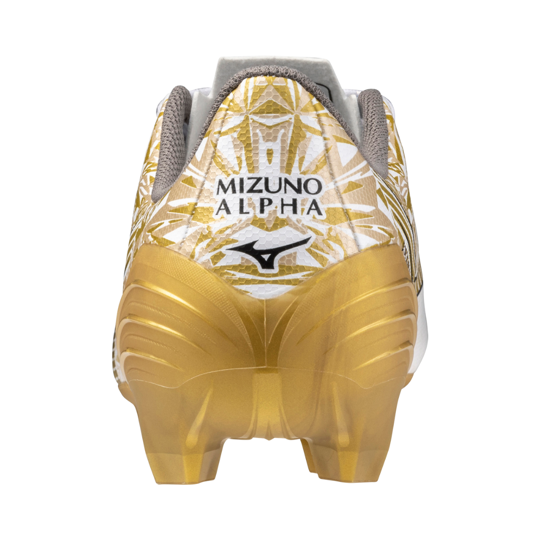 Mizuno Alpha II Select Junior Soccer Cleat, Platinum Silver