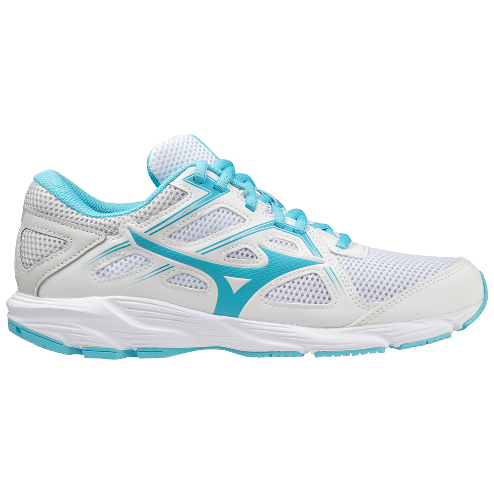 MIZUNO SPARK 8 WOMEN White / Bluefish / Oyster Mushroom