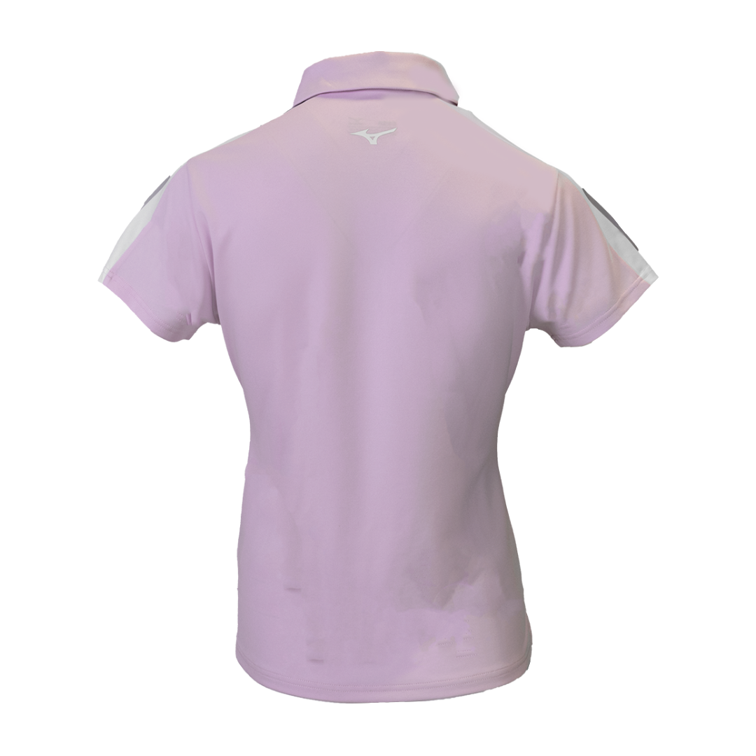 SHOULDER PRINT POLO WOMEN Light Purple