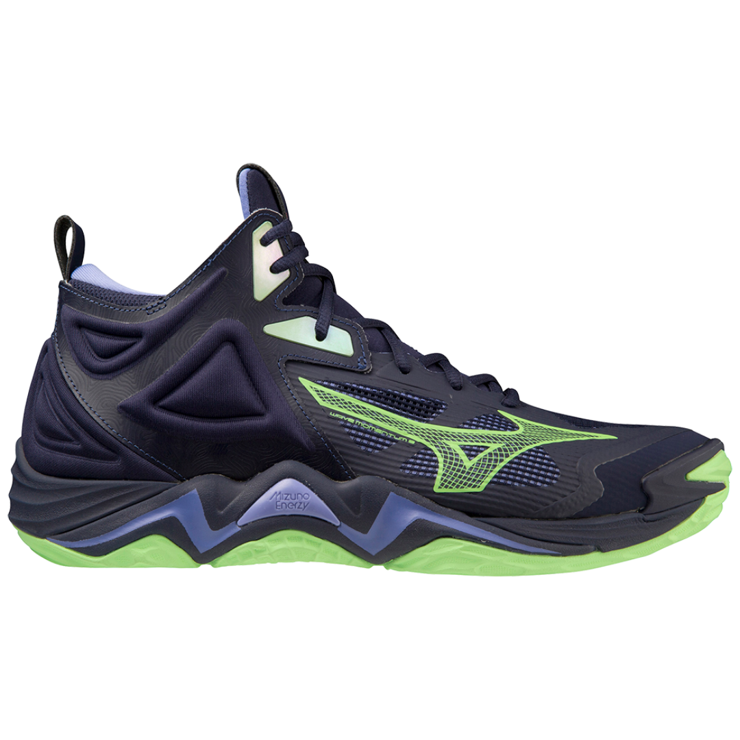 WAVE MOMENTUM 3 MID UNISEX Evening Blue / Techno Green / Iolite