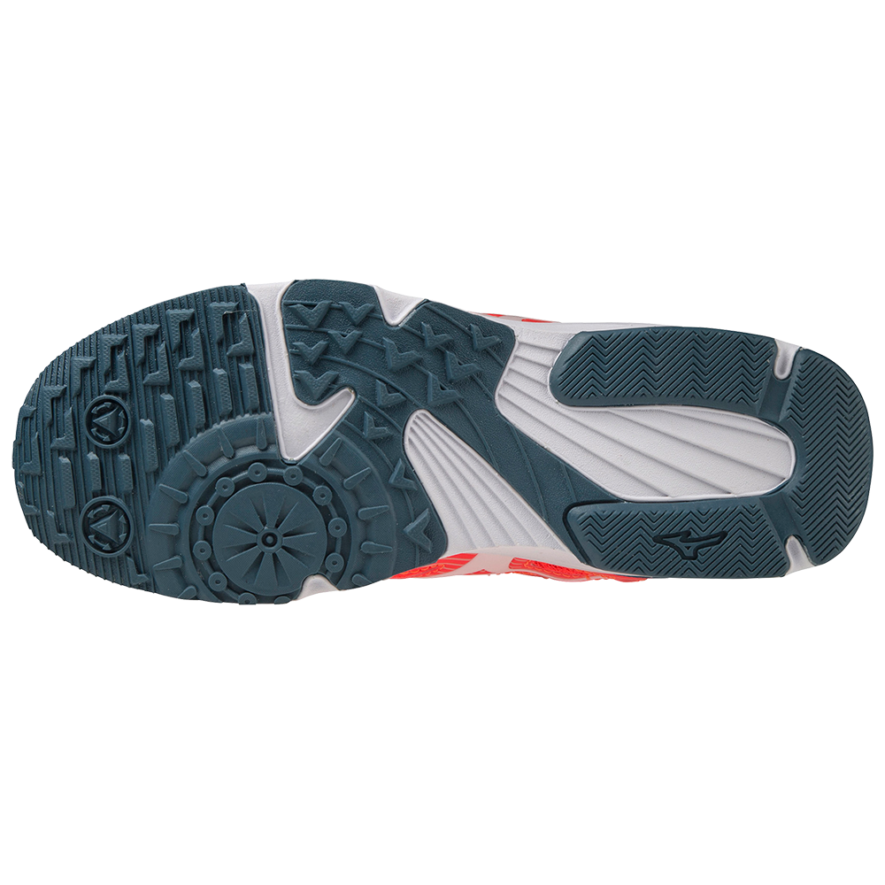 SPEED STUDS 3 JR Coral Red / White