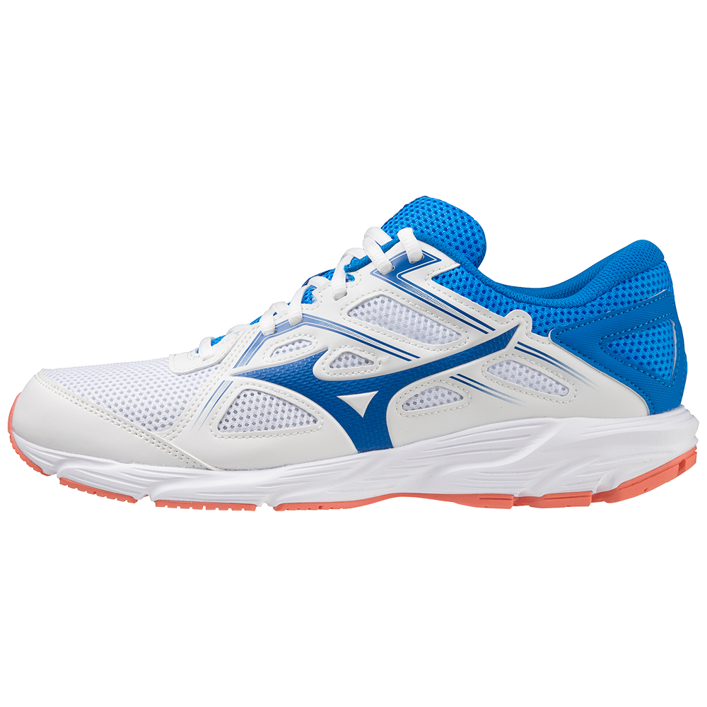 MIZUNO SPARK 8 MEN White / Peace Blue / Living Coral