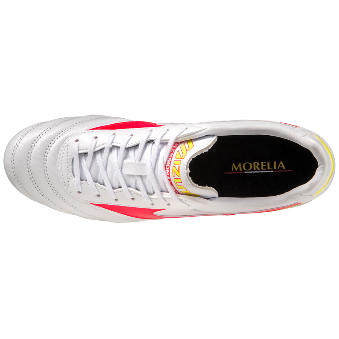 MORELIA II PRO White / Fiery Coral 2 / Bolt 2