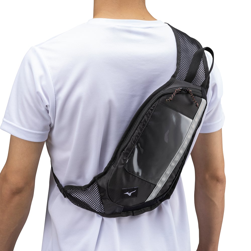 MESH SLING BAG NR Black / Light Grey