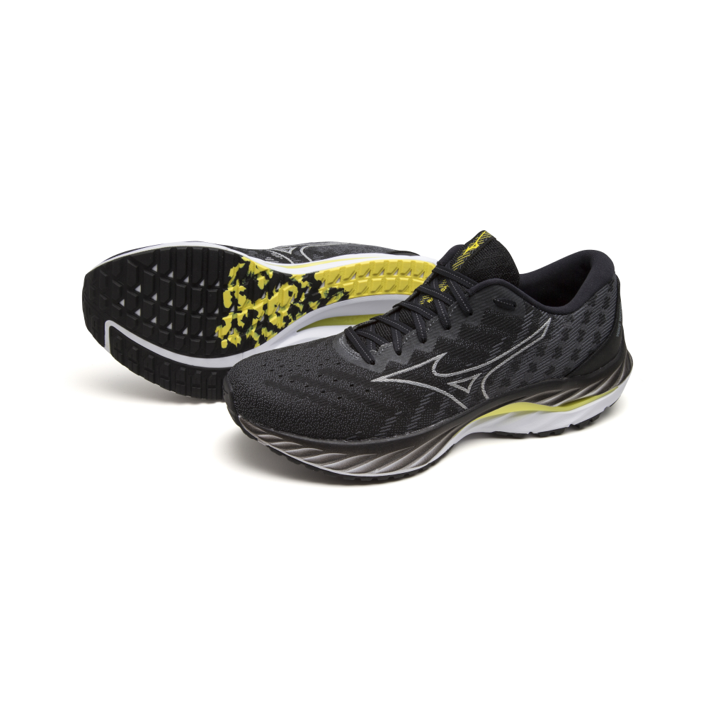 WAVE INSPIRE 19 SSW 2E WIDE MEN Black / Numbus Cloud / Blazing Yellow