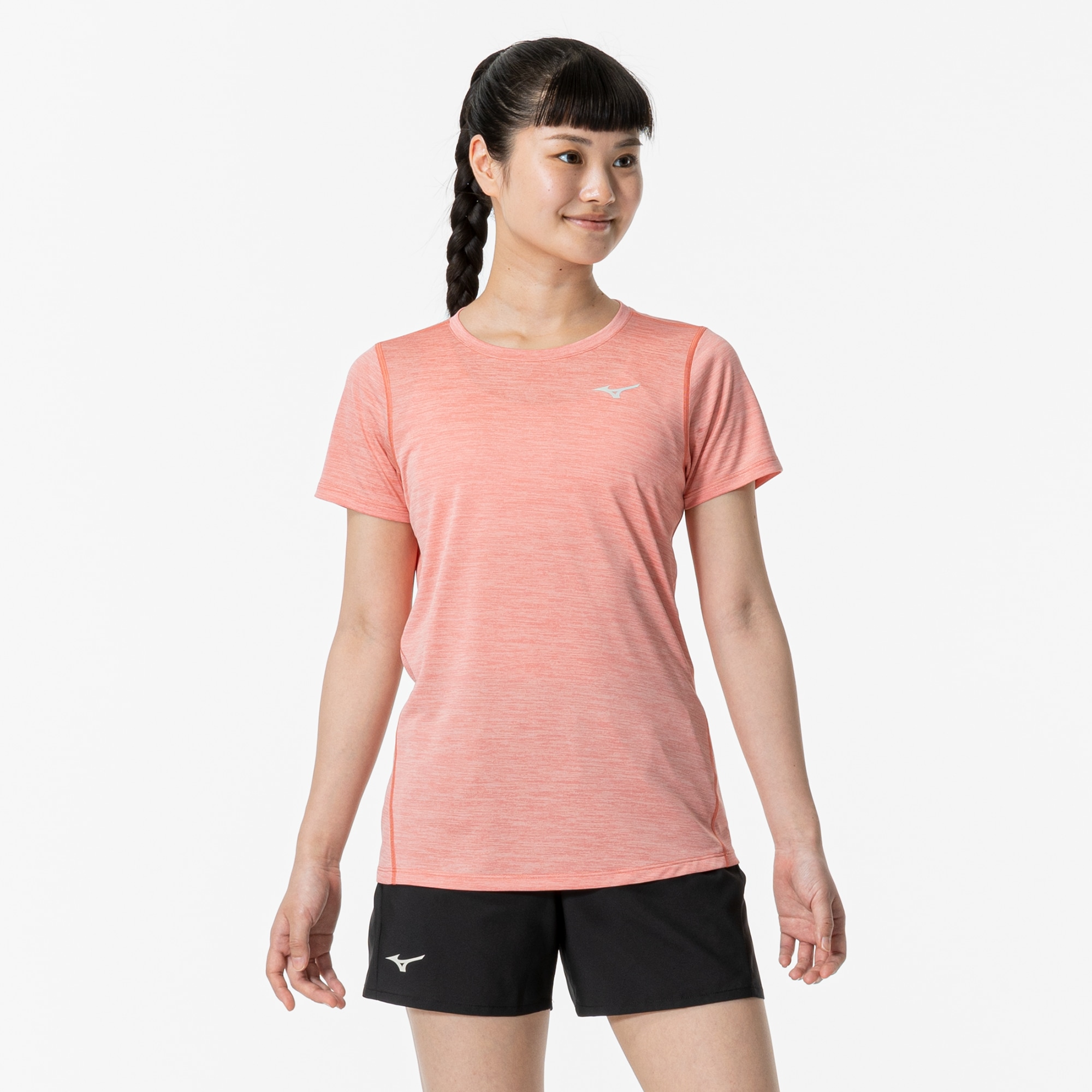 QUICK DRY TEE (AURORA) WOMEN Peach Pink