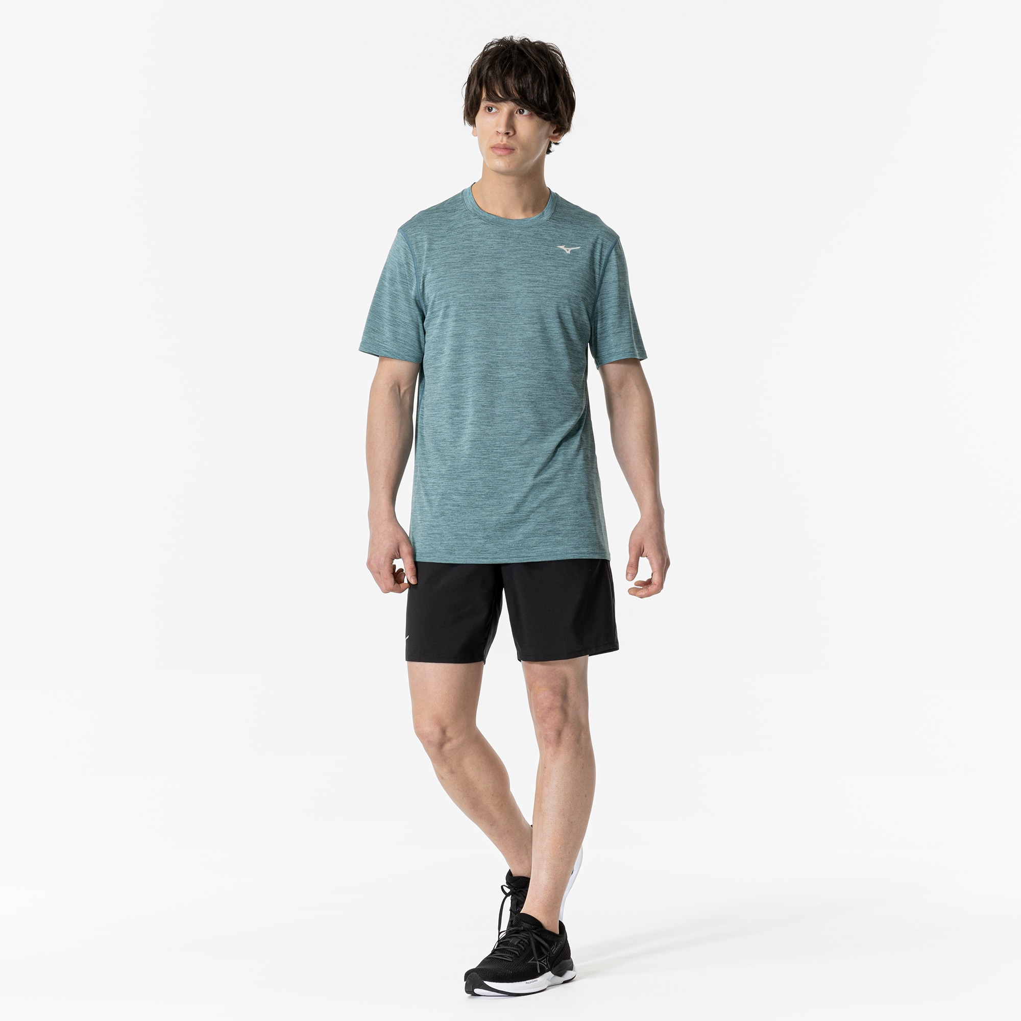 QUICK DRY TEE (AURORA) MEN Mineral Blue