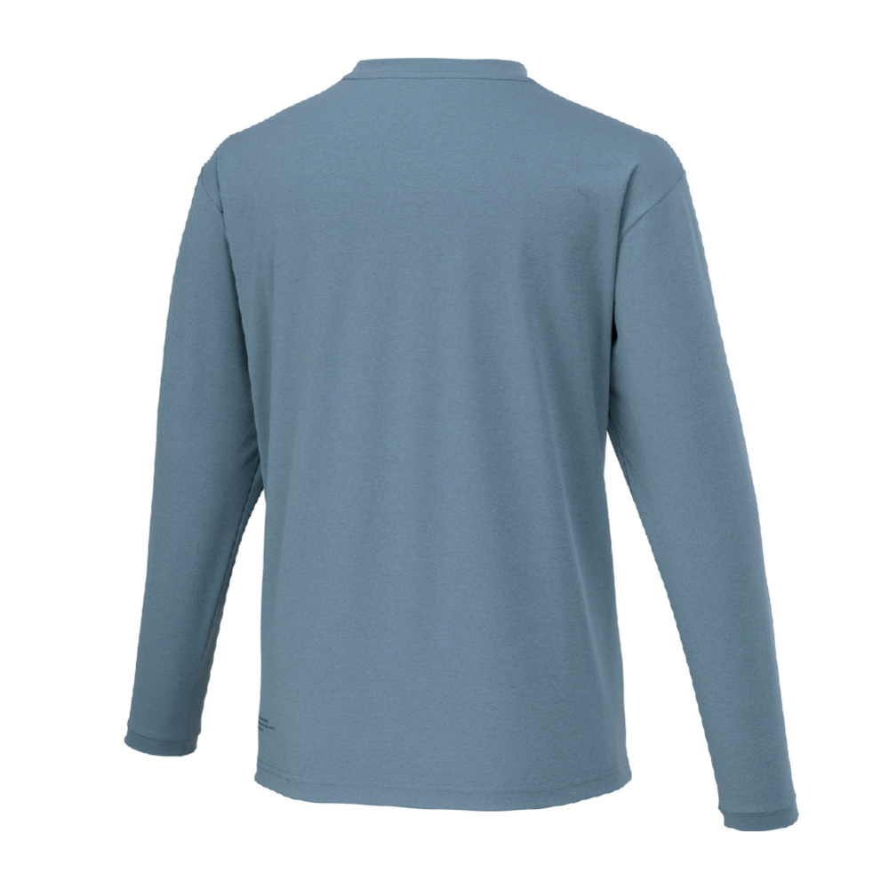 MZFB SOFT DRY LONG SLEEVE TEE UNISEX Blue Gray