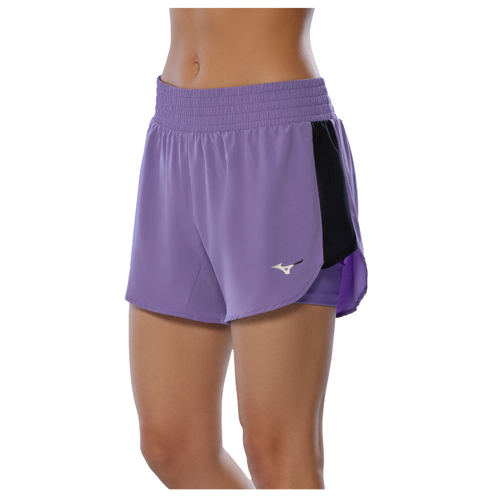 2IN1 4.5 SHORT WOMEN Paisley Purple