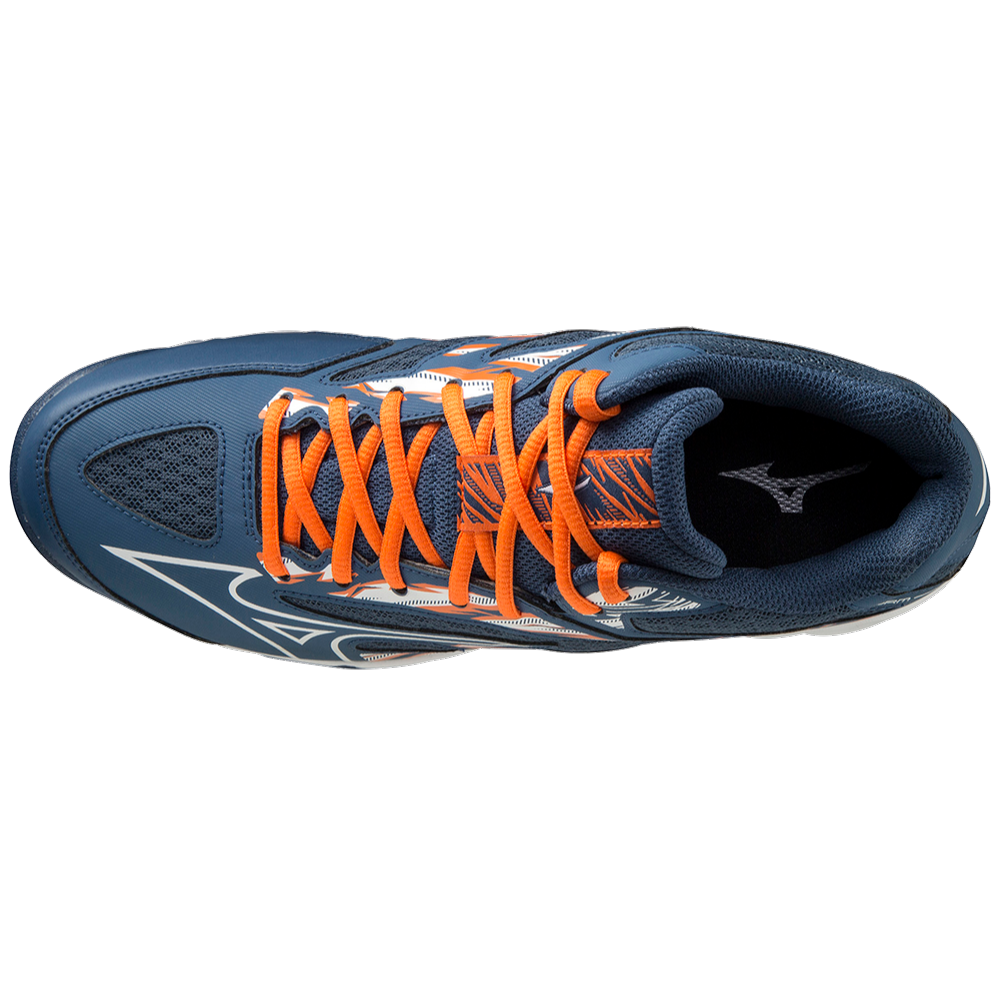 WAVE THUNDERSTORM MID UNISEX Dark Denim / White / Scarlet Ibis