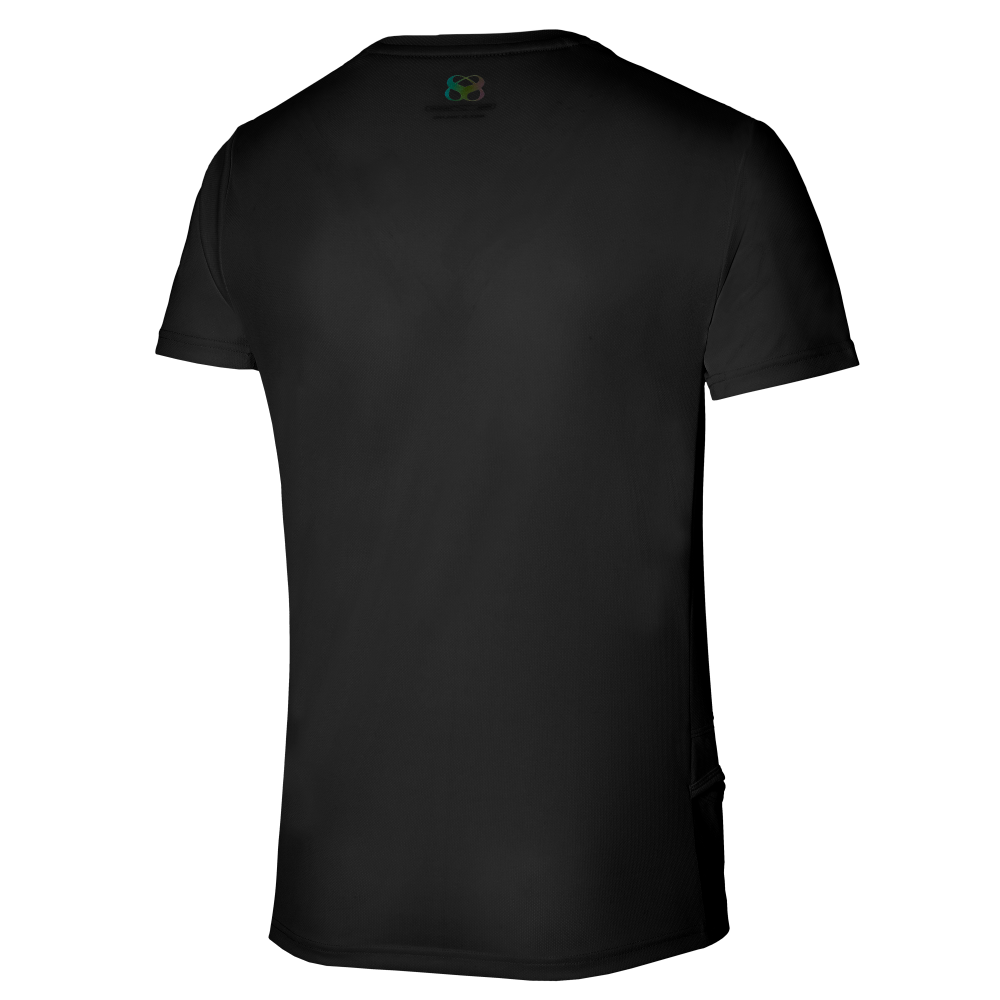 MIZUNO TWO LOOPS 88 TEE MEN Black