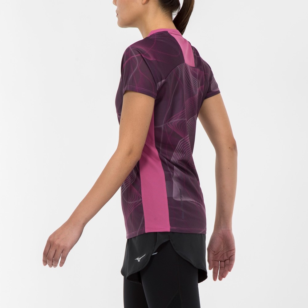 AURORA DRY AEROFLOW PREMIUM TEE WOMEN Grape Wine