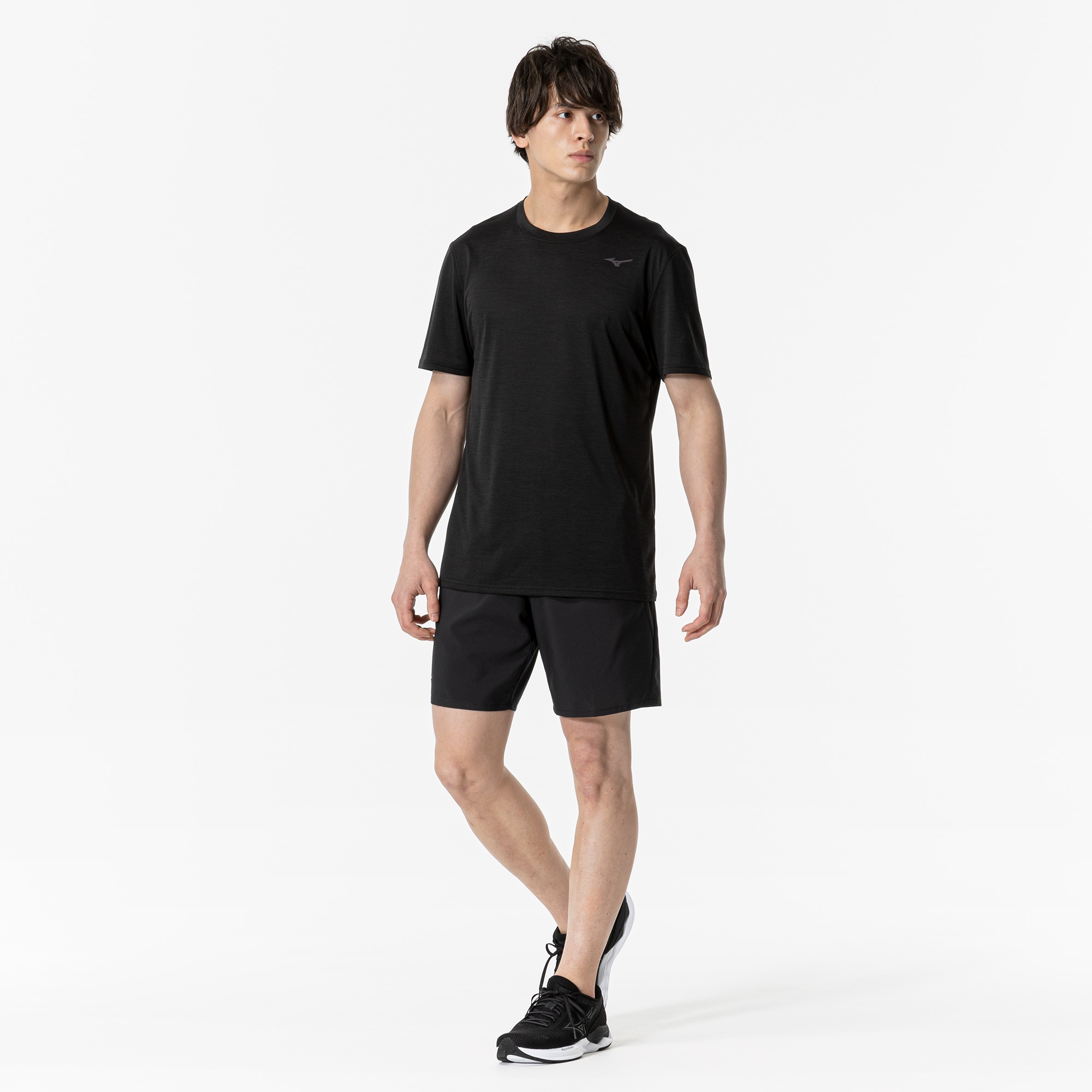 QUICK DRY TEE (AURORA) MEN Black