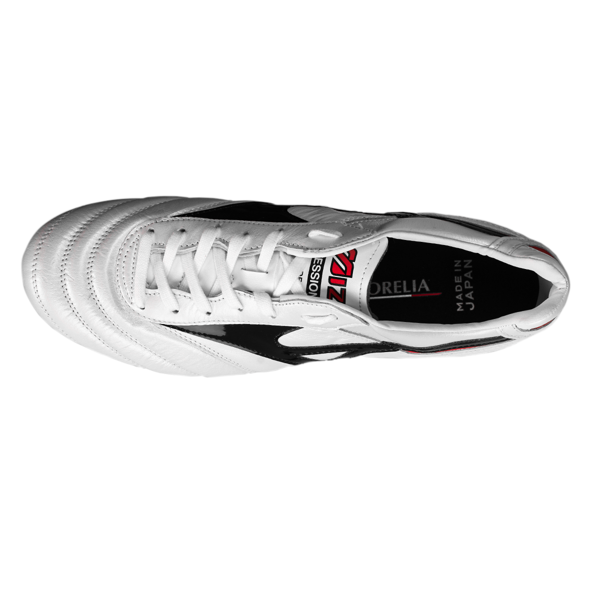 MORELIA II JAPAN (SHORT TONGUE) White / Black / Chinese Red