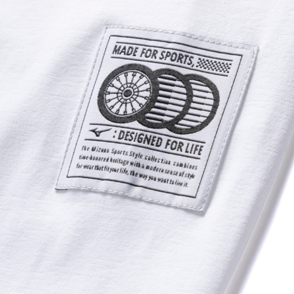 LONG SLEEVE GRAPHIC TEE UNISEX White