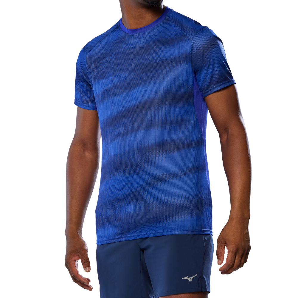 DRYAEROFLOW GRAPHIC TEE MEN Reflex Blue