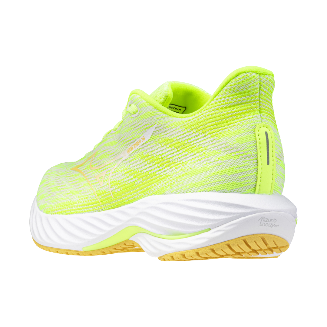 WAVE RIDER 28 WOMEN Mizuno Neo Lime / Flax / Mizuno Snow White