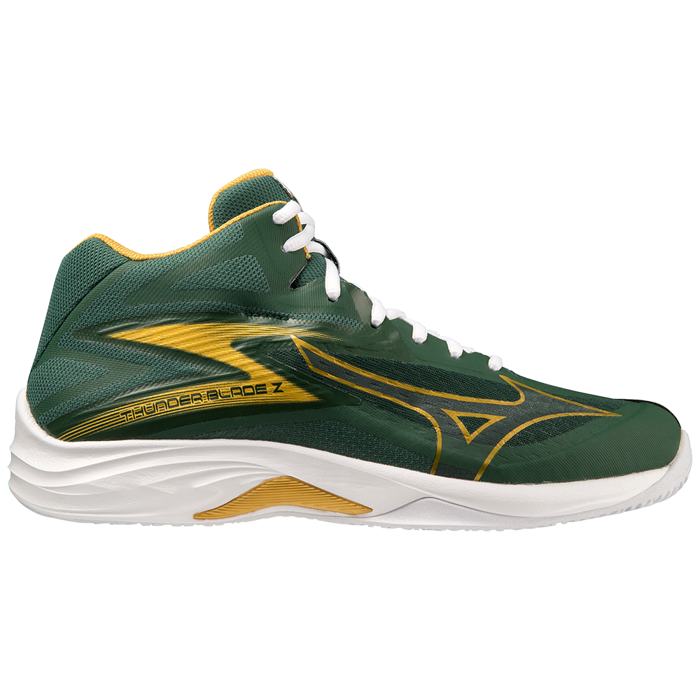 THUNDER BLADE Z MID UNISEX Pineneedle / MP Gold / White