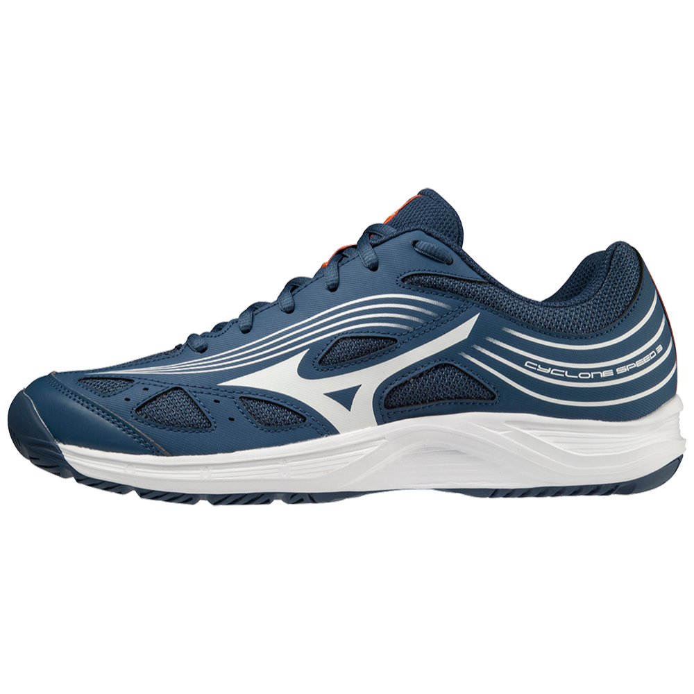 CYCLONE SPEED 3 UNISEX Dark Denim / White / Scarlet Ibis