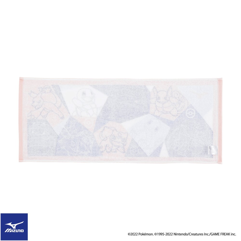 POKEMON FACE TOWEL Pink / Navy / Blue