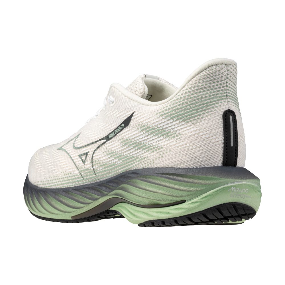WAVE RIDER 28 UNISEX MIZUNO Snow White / Frosty Green / Black