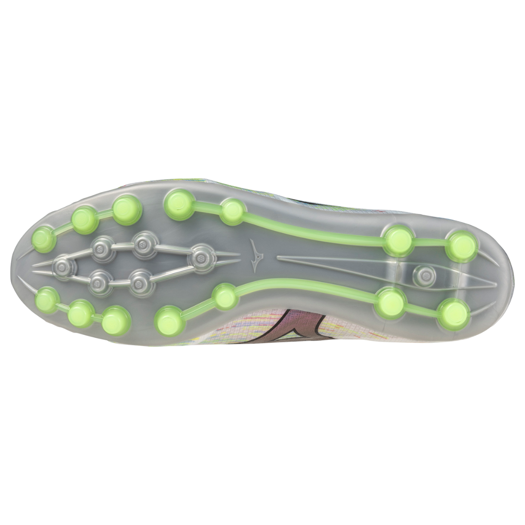 MIZUNO ALPHA α II JAPAN AG White / Silver Iridiscent / Black