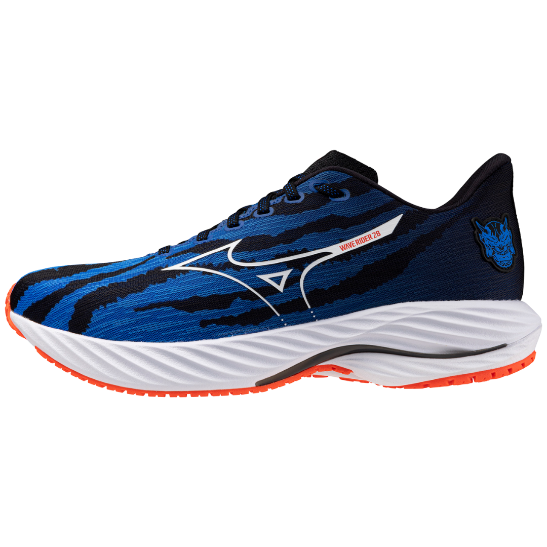 WAVE RIDER 28 UNISEX MIZUNO Ignition Red / White / Baseball Blue (ONI PACK)
