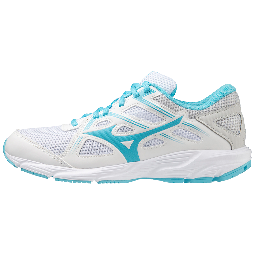 MIZUNO SPARK 8 WOMEN White / Bluefish / Oyster Mushroom