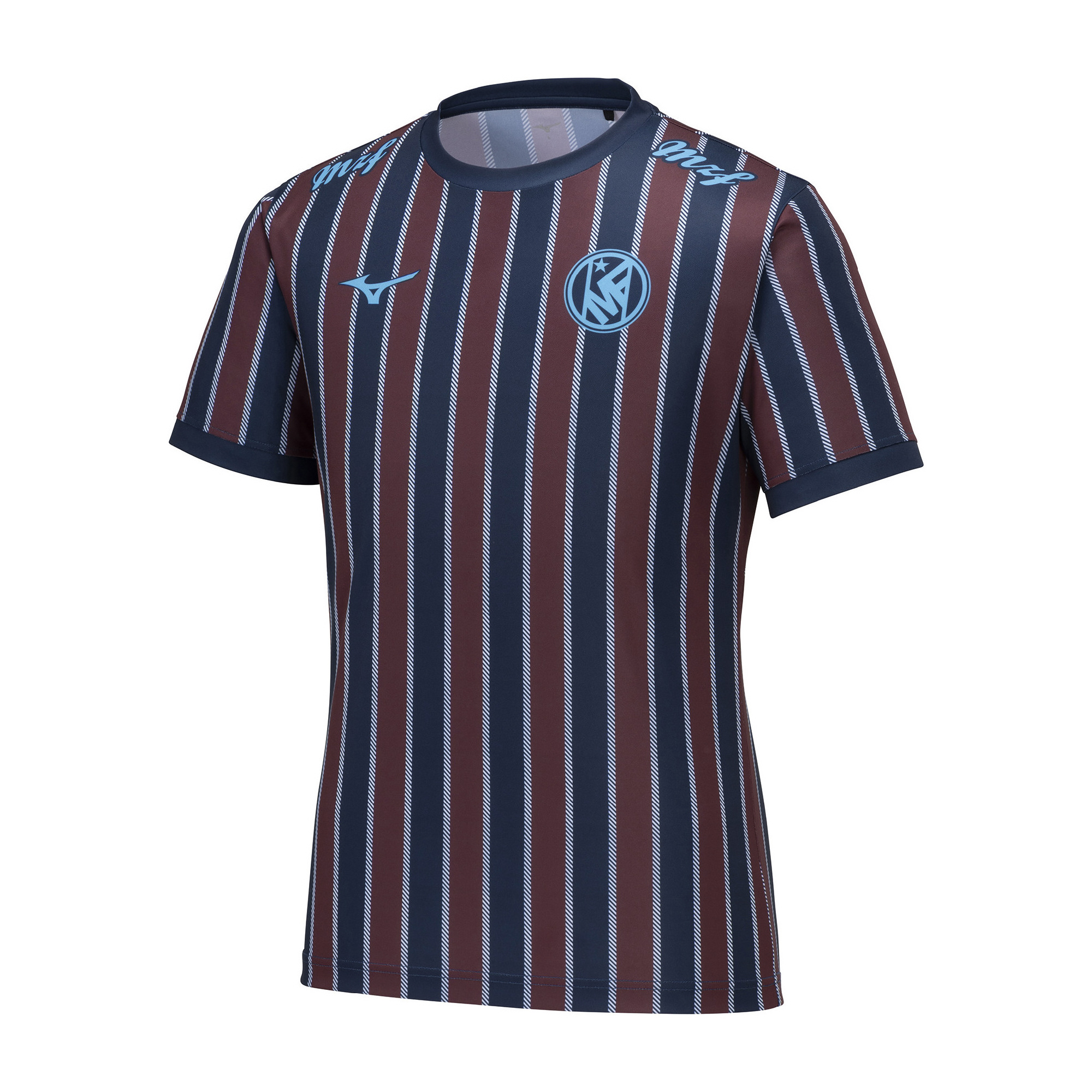 MFTB STRIPE TEE UNISEX Blue / Brown