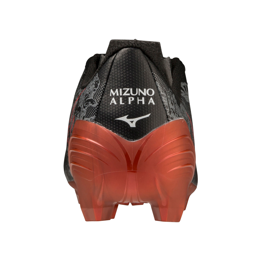 MIZUNO ALPHA α SELECT SR4 Black/ High Risk Red/ Black
