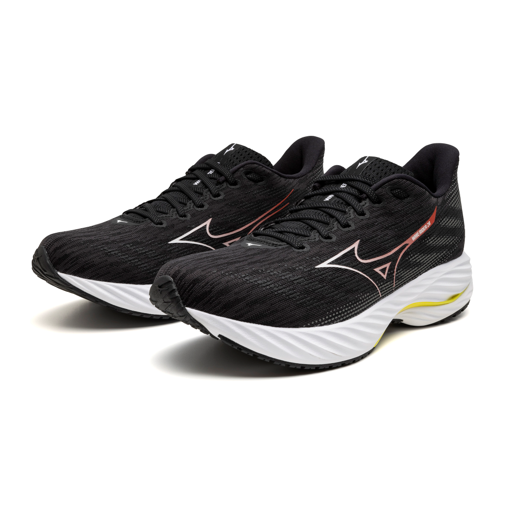 WAVE RIDER 28 2E WIDE MEN Black / White / Evening Primrose
