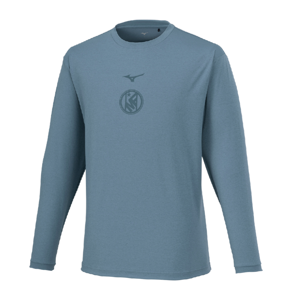 MZFB SOFT DRY LONG SLEEVE TEE UNISEX Blue Gray
