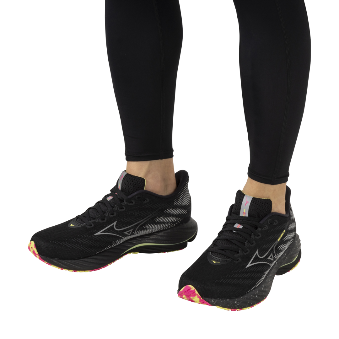 WAVE RIDER 28 UNISEX Black / Silver / Sunny Lime