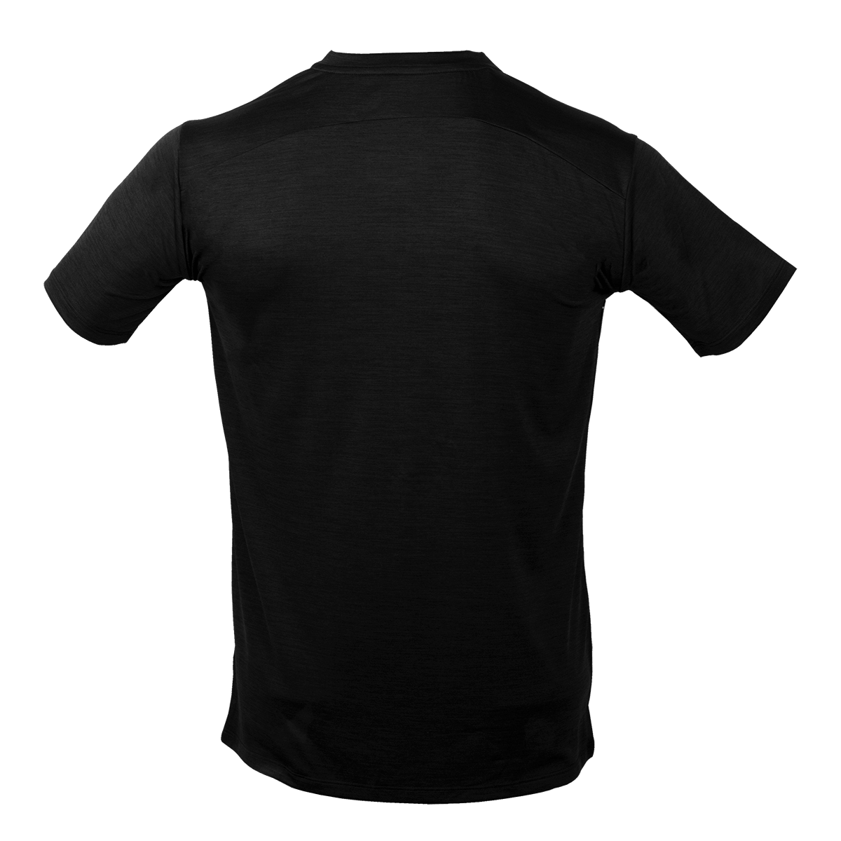 MELANGE SHORT SLEEVE T-SHIRT MEN Black