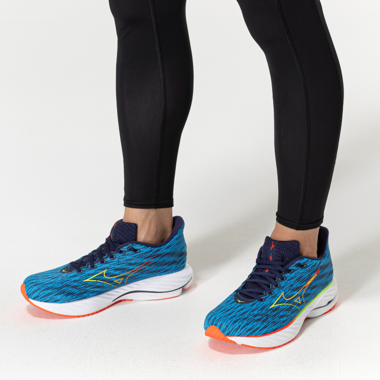 WAVE RIDER 28 MEN Blue Pace / Green Gecko / MIZUNO Ignition Red