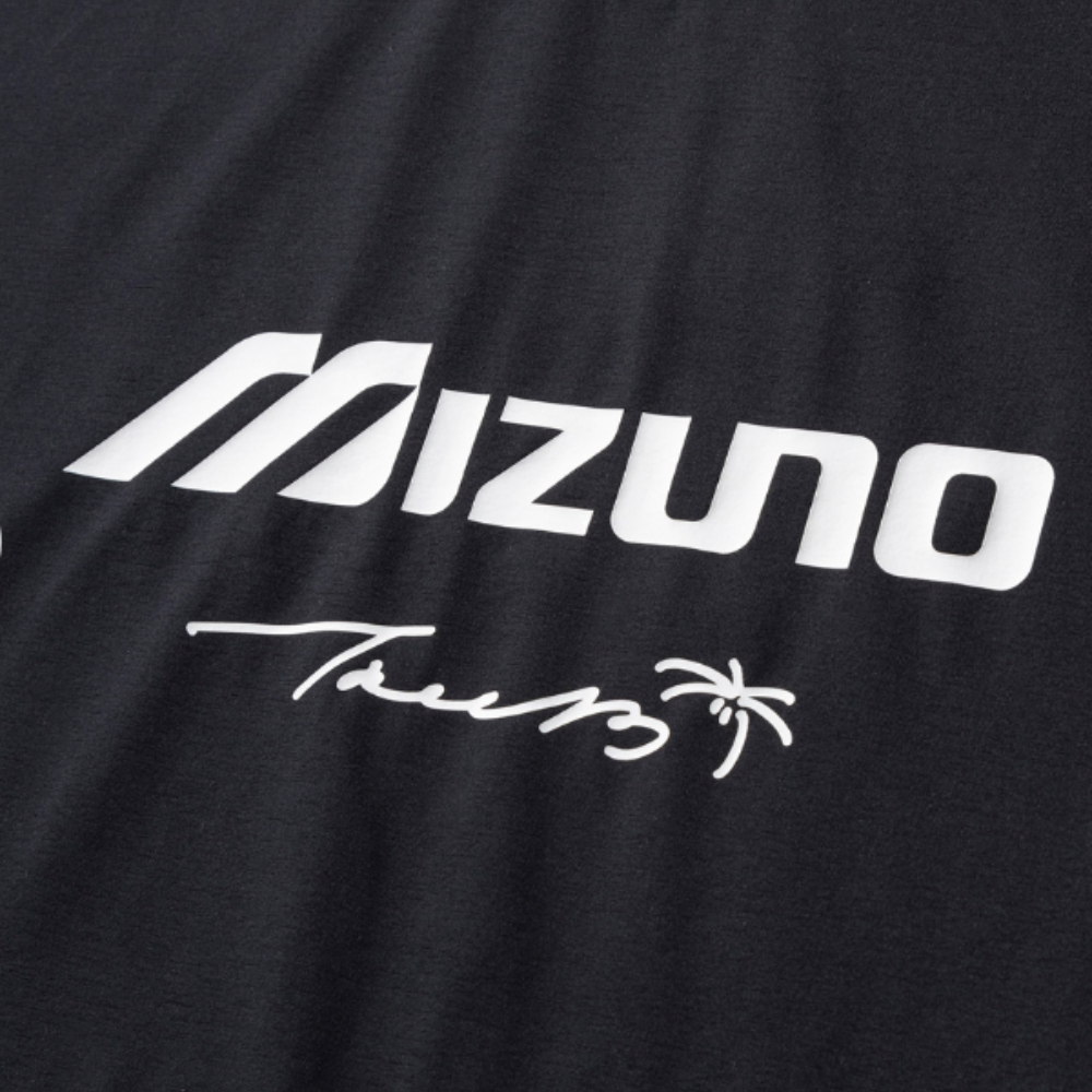 SHORT SLEEVE MIZUNO TEE UNISEX Black