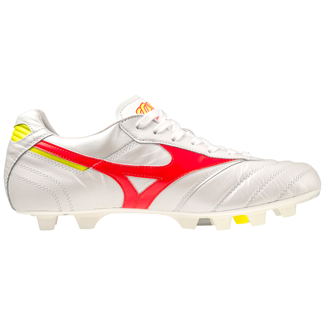 White and red mizuno cleats online
