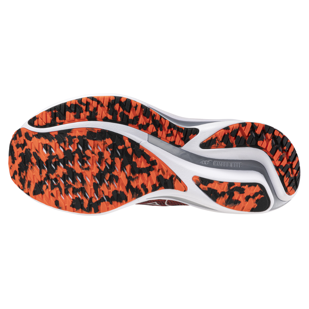 WAVE RIDER 28 AMSTERDAM UNISEX Mizuno Ignition Red / Celebrative Silver / Black
