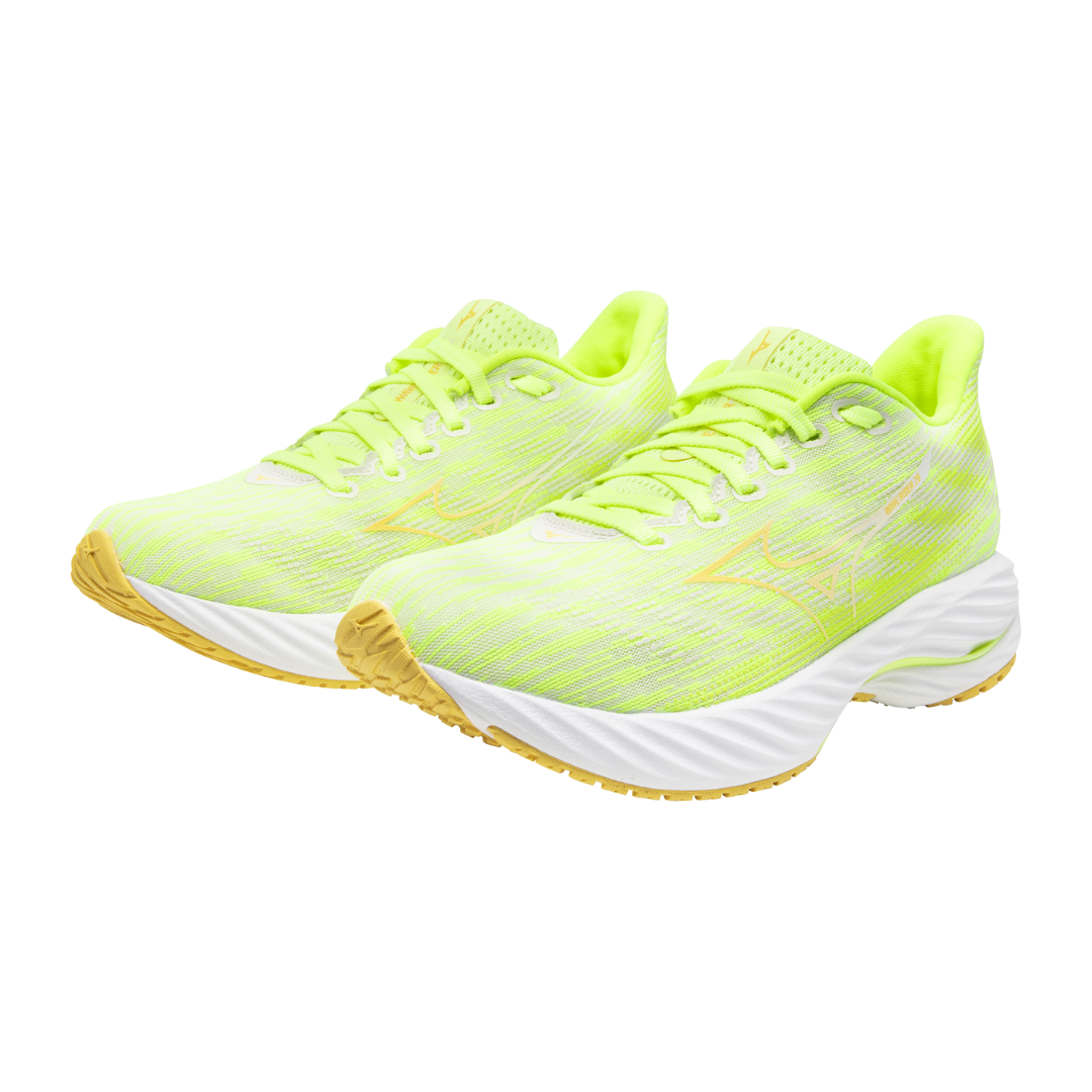 WAVE RIDER 28 WOMEN Mizuno Neo Lime / Flax / Mizuno Snow White
