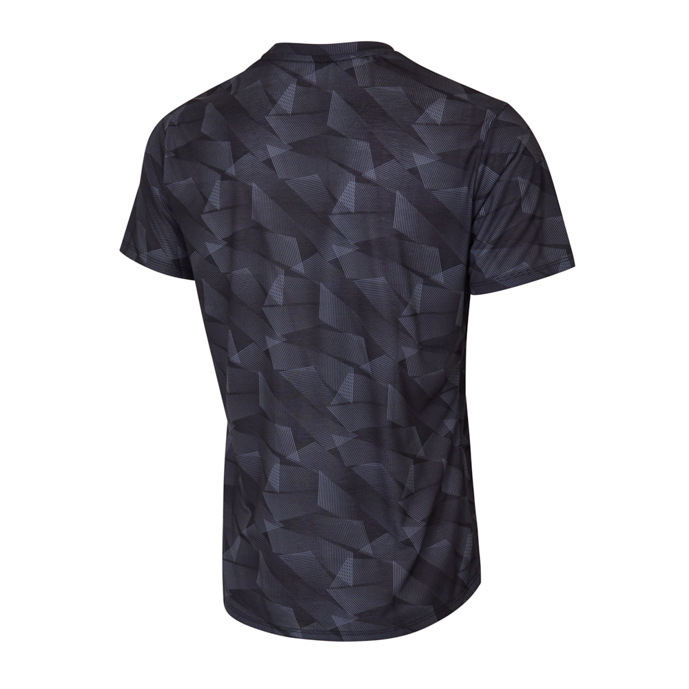 FULL GRAPHIC PRINT RUNNING TEE MEN Black