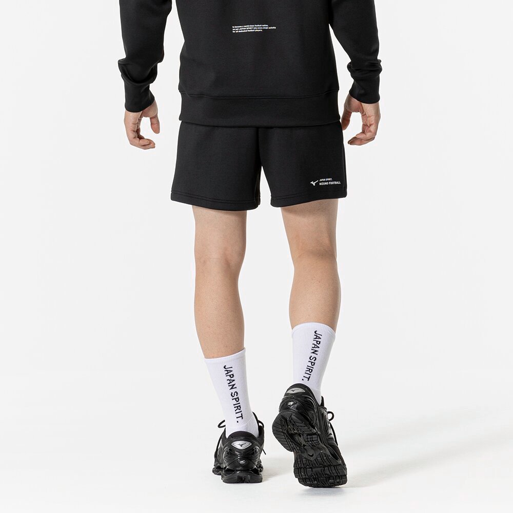 STRETCH SWEAT SHORTS UNISEX Black