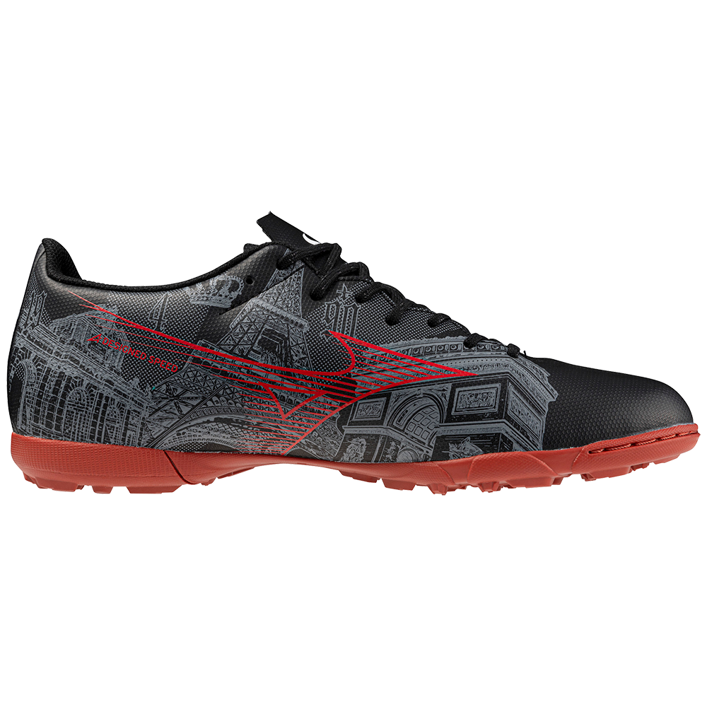 MIZUNO ALPHA α SELECT AS SR4 Black/ High Risk Red/ Black