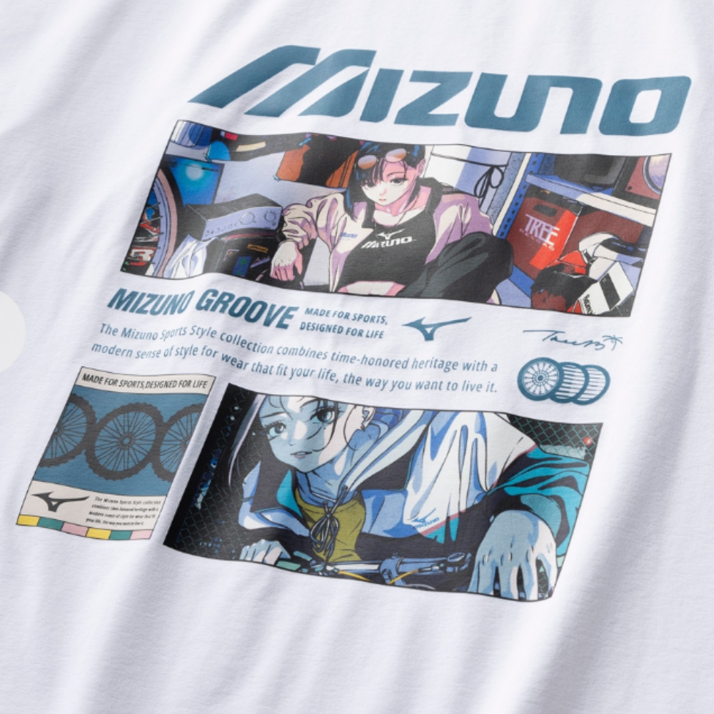 LONG SLEEVE GRAPHIC TEE UNISEX White
