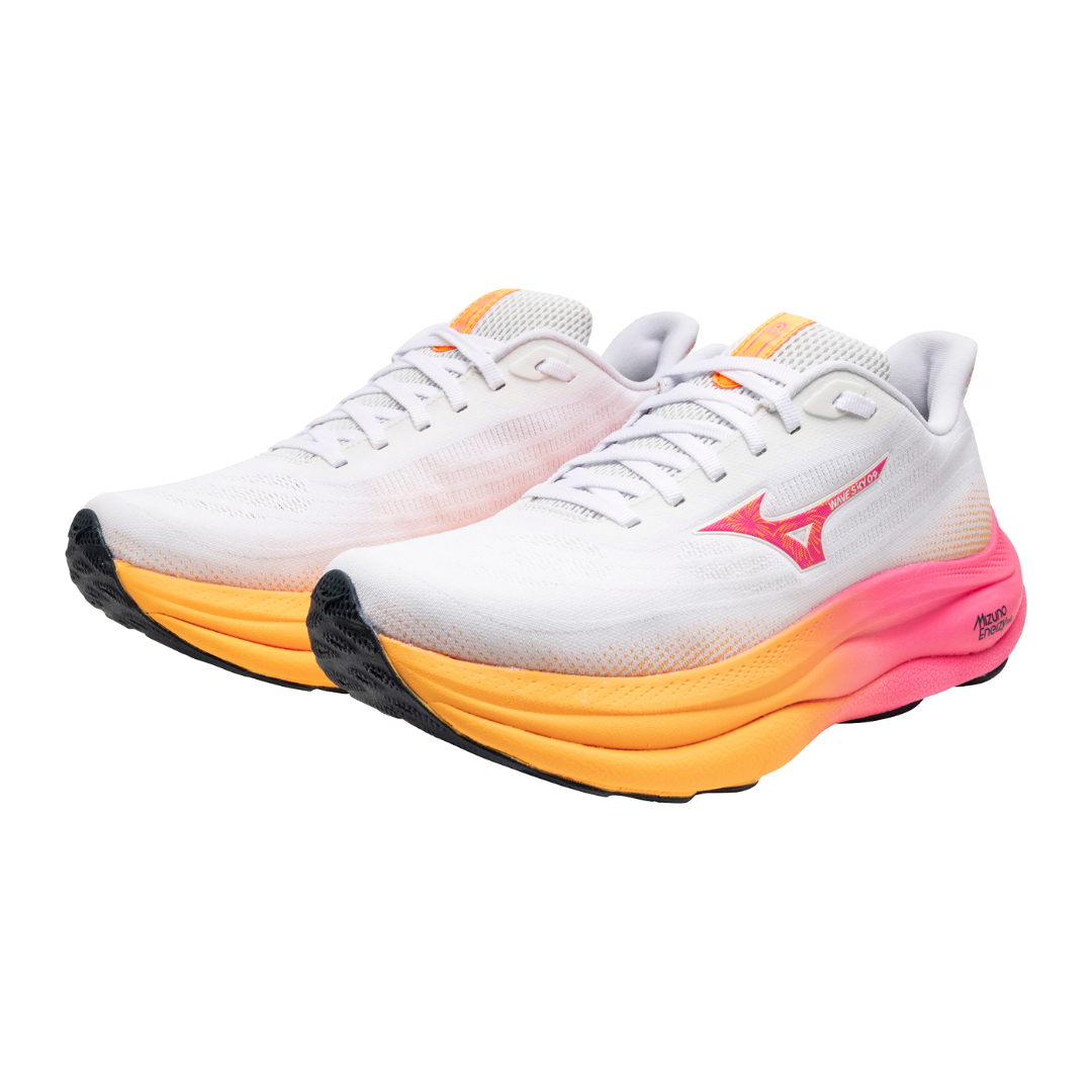 WAVE SKY 9 UNISEX White / Tang Orange / Pink Tetra