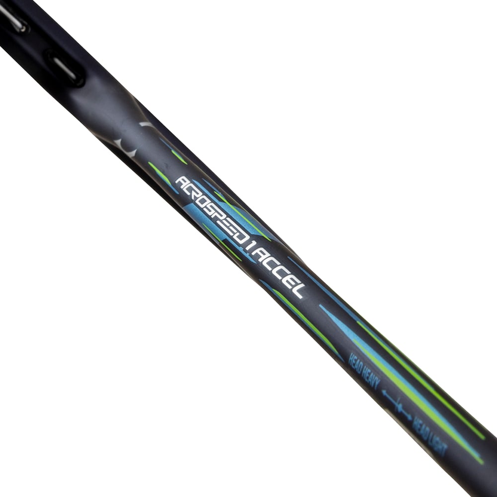 ACROSPEED 1 ACCEL (UNSTRUNG) Black / Metallic Sagebrush Green