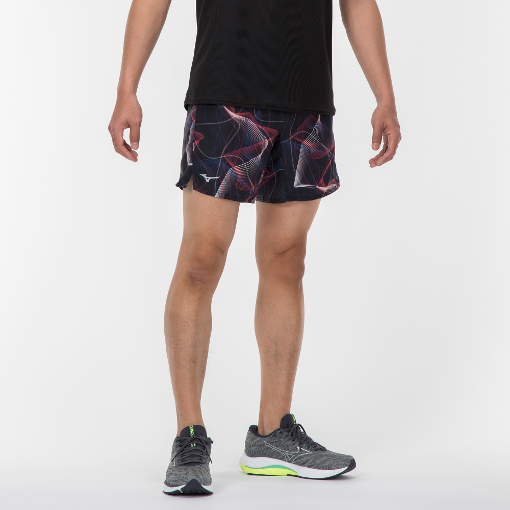MULTI POCKET SHORTS DRY GRAPHIC UNISEX (SLIM FIT) Black / Multi