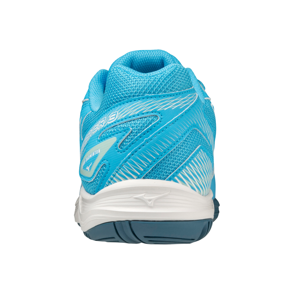 SKY BLASTER 3 UNISEX Swim cap / White / Tanager Turquoise