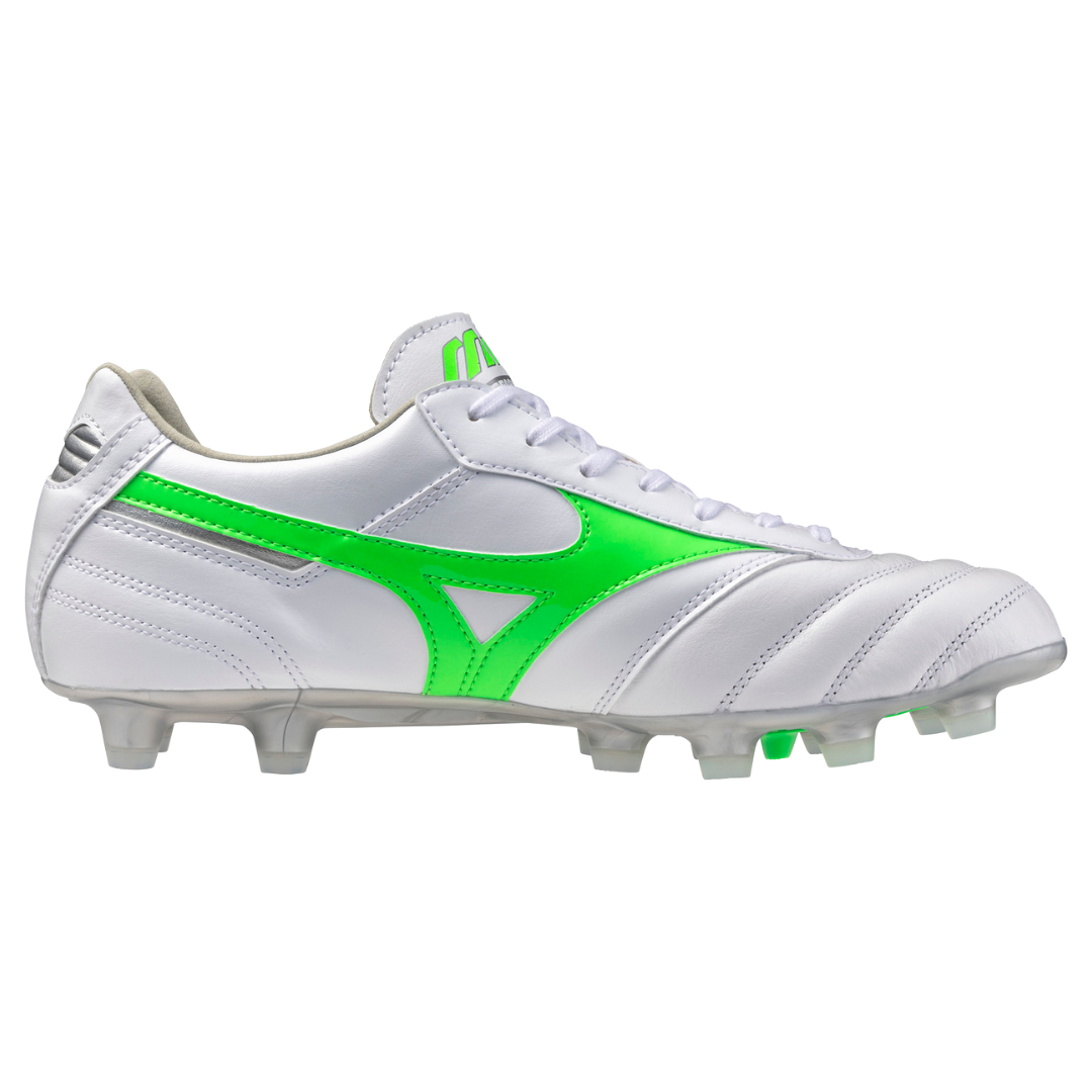MORELIA II PRO White / Neon Green / Galaxy Silver