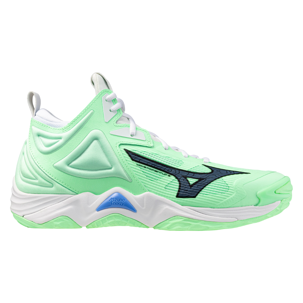 WAVE MOMENTUM 3 MID UNISEX Neo Mint / Black / Frontier Blue