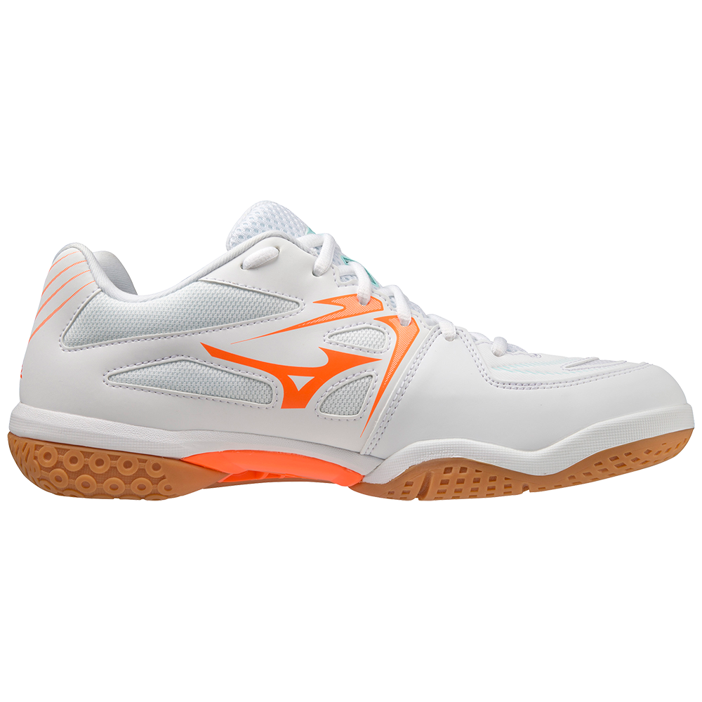 WAVE FANG NX UNISEX White / Tanager Turquoise / Light Orange